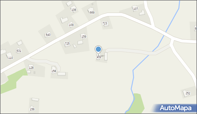 Dominikowice, Dominikowice, 431, mapa Dominikowice