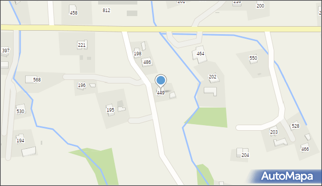 Dominikowice, Dominikowice, 449, mapa Dominikowice