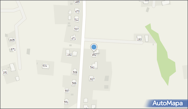 Dominikowice, Dominikowice, 462, mapa Dominikowice