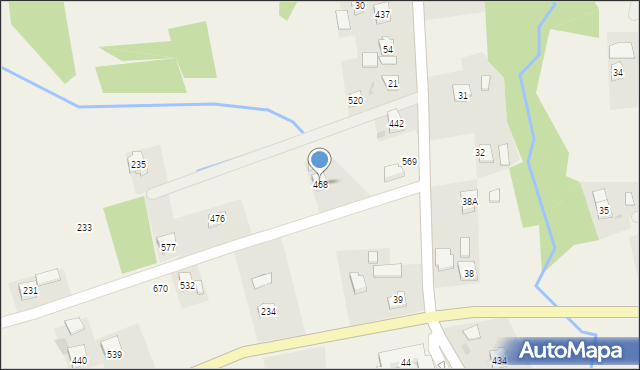 Dominikowice, Dominikowice, 468, mapa Dominikowice