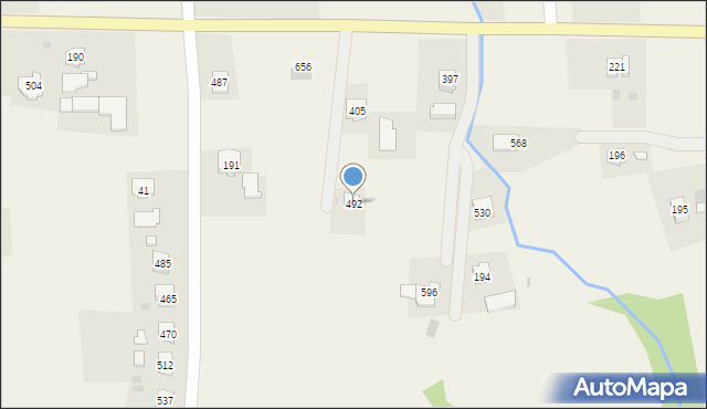 Dominikowice, Dominikowice, 492, mapa Dominikowice