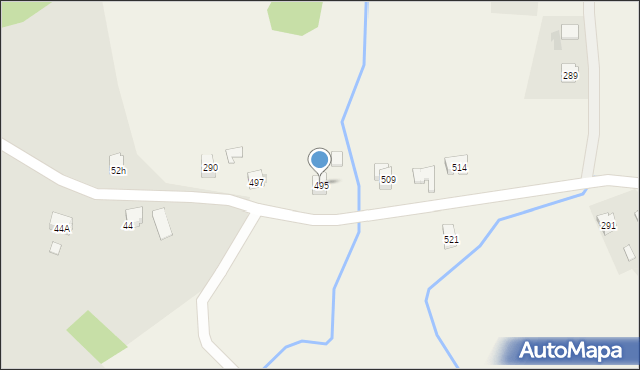 Dominikowice, Dominikowice, 495, mapa Dominikowice