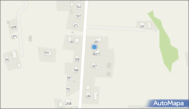 Dominikowice, Dominikowice, 541, mapa Dominikowice