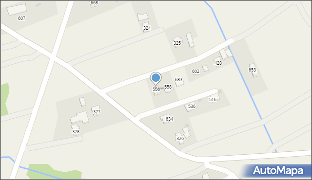 Dominikowice, Dominikowice, 556, mapa Dominikowice