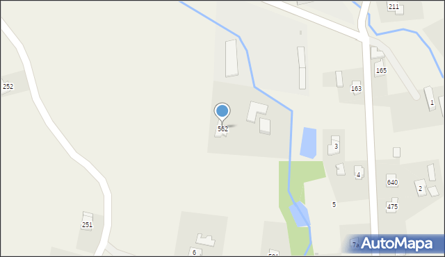 Dominikowice, Dominikowice, 562, mapa Dominikowice