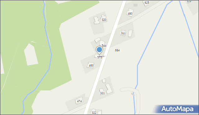 Dominikowice, Dominikowice, 575, mapa Dominikowice