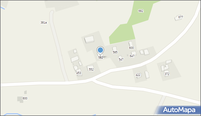 Dominikowice, Dominikowice, 582, mapa Dominikowice