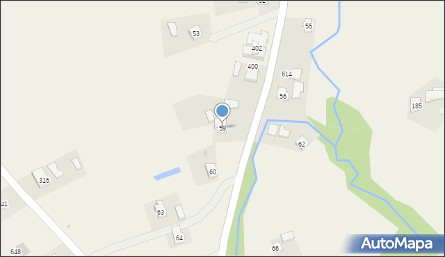 Dominikowice, Dominikowice, 59, mapa Dominikowice