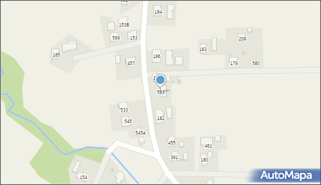 Dominikowice, Dominikowice, 593, mapa Dominikowice