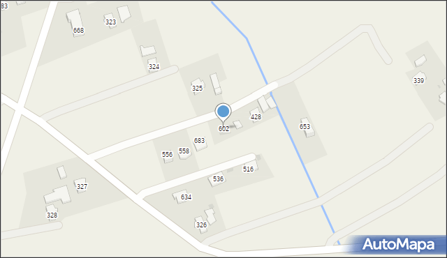 Dominikowice, Dominikowice, 602, mapa Dominikowice