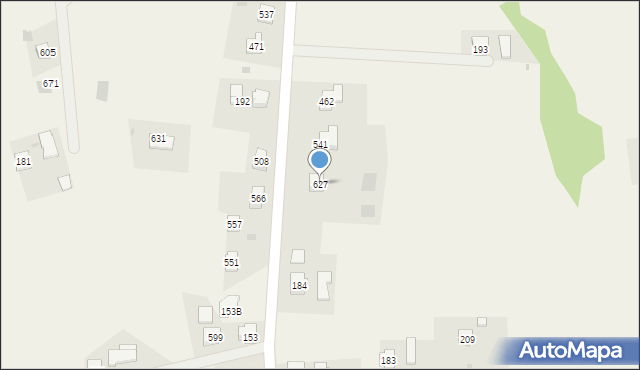 Dominikowice, Dominikowice, 627, mapa Dominikowice