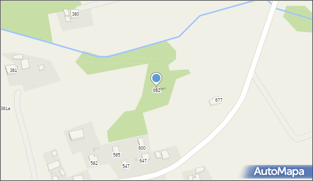 Dominikowice, Dominikowice, 682, mapa Dominikowice