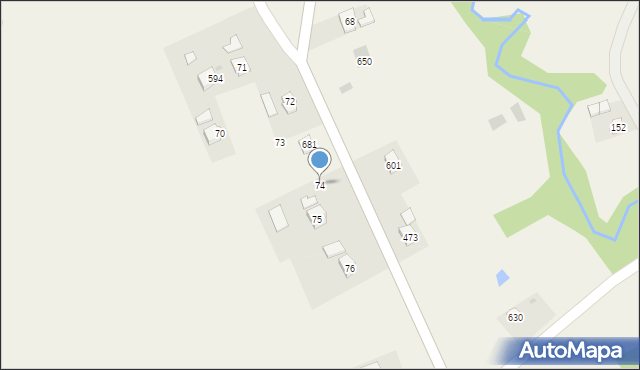 Dominikowice, Dominikowice, 74, mapa Dominikowice