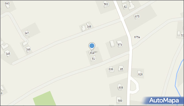 Dominikowice, Dominikowice, 81a, mapa Dominikowice