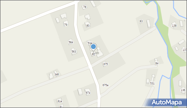 Dominikowice, Dominikowice, 82, mapa Dominikowice