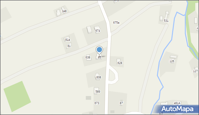 Dominikowice, Dominikowice, 85, mapa Dominikowice