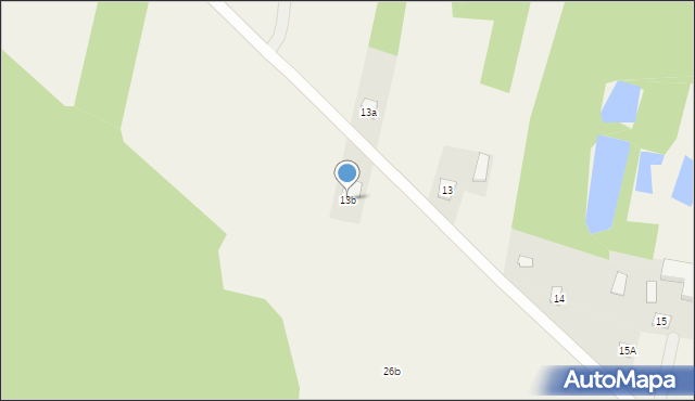 Dominikowice, Dominikowice, 13b, mapa Dominikowice