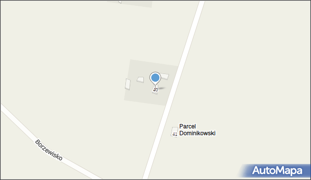 Dominikowice, Dominikowice, 40, mapa Dominikowice