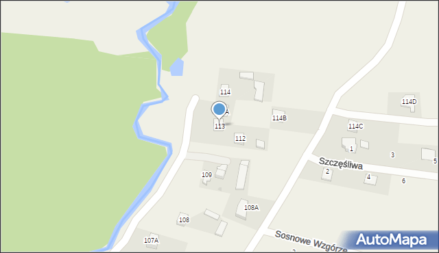 Dominów, Dominów, 113, mapa Dominów