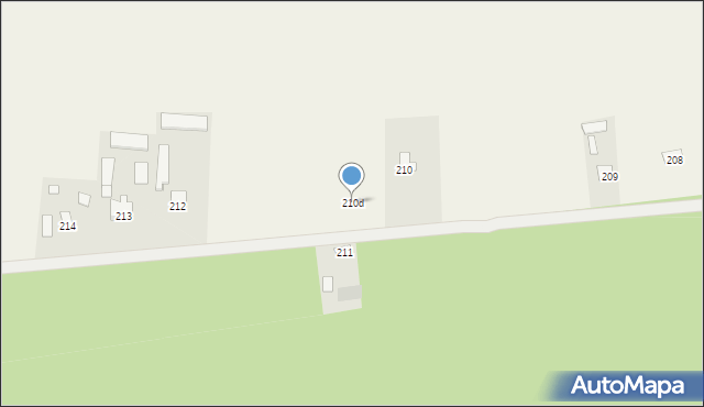 Dominów, Dominów, 210d, mapa Dominów