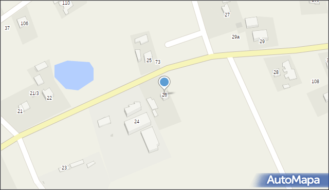 Domosławice, Domosławice, 26, mapa Domosławice