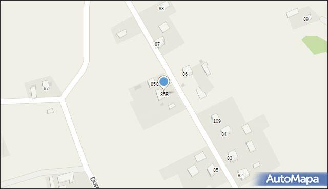 Domosławice, Domosławice, 85B, mapa Domosławice