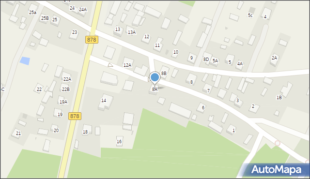 Domostawa, Domostawa, 8A, mapa Domostawa