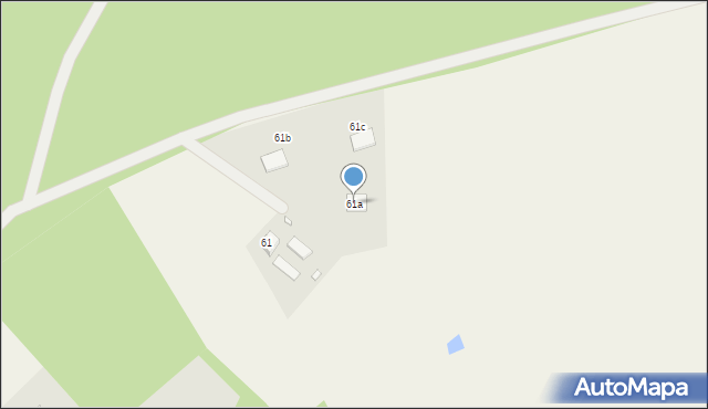 Domysłów, Domysłów, 61a, mapa Domysłów