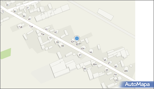 Donaborów, Donaborów, 43, mapa Donaborów