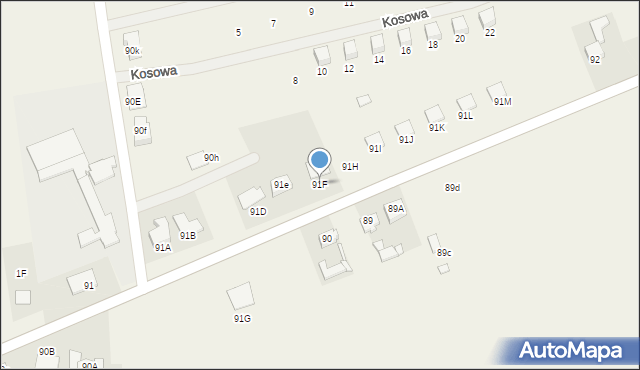 Donaborów, Donaborów, 91F, mapa Donaborów