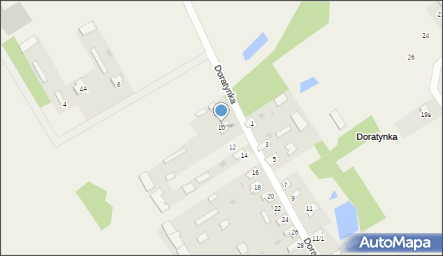 Doratynka, Doratynka, 10, mapa Doratynka
