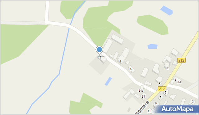 Doręgowice, Doręgowice, 12, mapa Doręgowice