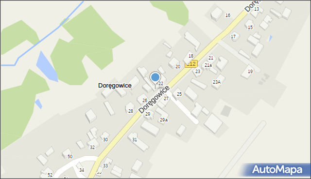 Doręgowice, Doręgowice, 24, mapa Doręgowice