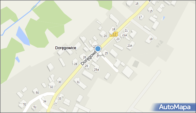 Doręgowice, Doręgowice, 27, mapa Doręgowice