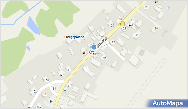 Doręgowice, Doręgowice, 29, mapa Doręgowice