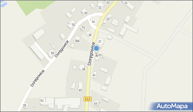 Doręgowice, Doręgowice, 39, mapa Doręgowice