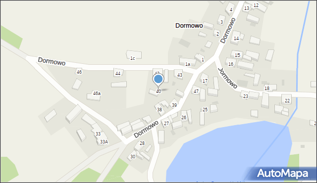 Dormowo, Dormowo, 40, mapa Dormowo