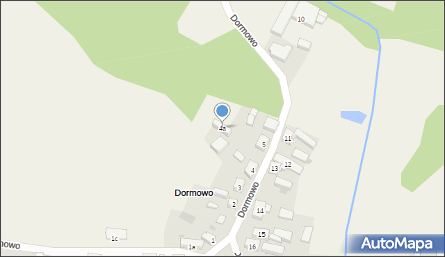 Dormowo, Dormowo, 4a, mapa Dormowo