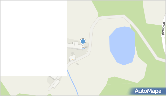 Dormowo, Dormowo, 7A, mapa Dormowo