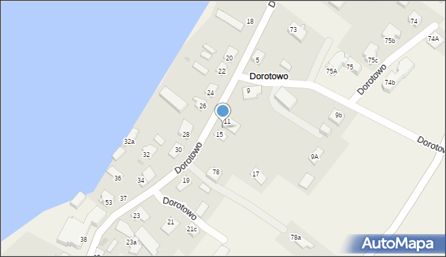 Dorotowo, Dorotowo, 13, mapa Dorotowo