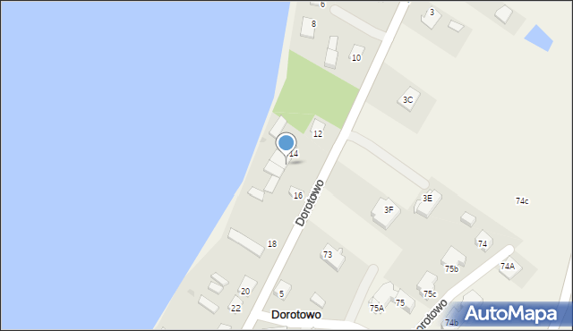 Dorotowo, Dorotowo, 14a, mapa Dorotowo