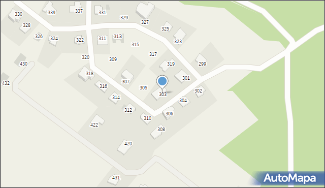 Dorotowo, Dorotowo, 303, mapa Dorotowo