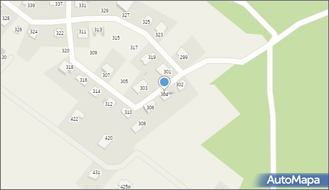Dorotowo, Dorotowo, 304, mapa Dorotowo