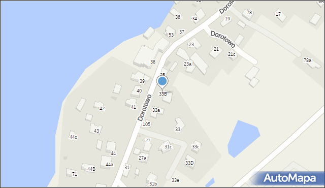 Dorotowo, Dorotowo, 33B, mapa Dorotowo