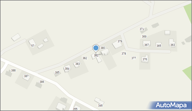 Dorotowo, Dorotowo, 381, mapa Dorotowo