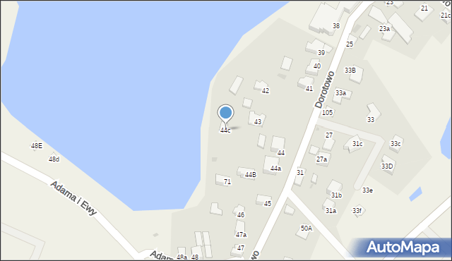 Dorotowo, Dorotowo, 44c, mapa Dorotowo
