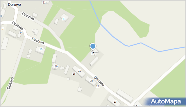 Dorowo, Dorowo, 17, mapa Dorowo