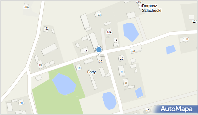 Dorposz Szlachecki, Dorposz Szlachecki, 17, mapa Dorposz Szlachecki