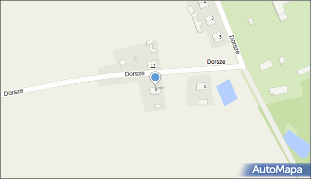 Dorsze, Dorsze, 8, mapa Dorsze