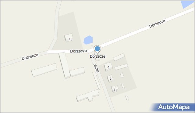 Dorzecze, Dorzecze, 2, mapa Dorzecze